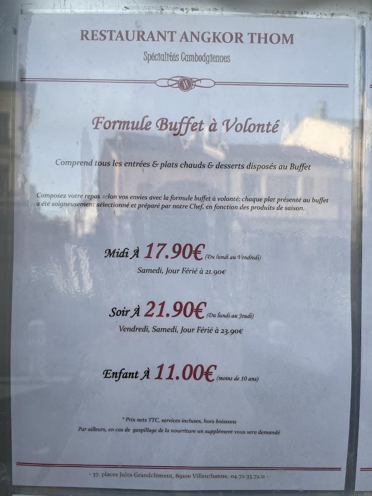 Angkor Thom - Menu Image 2
